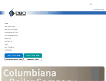 Tablet Screenshot of cbco.com